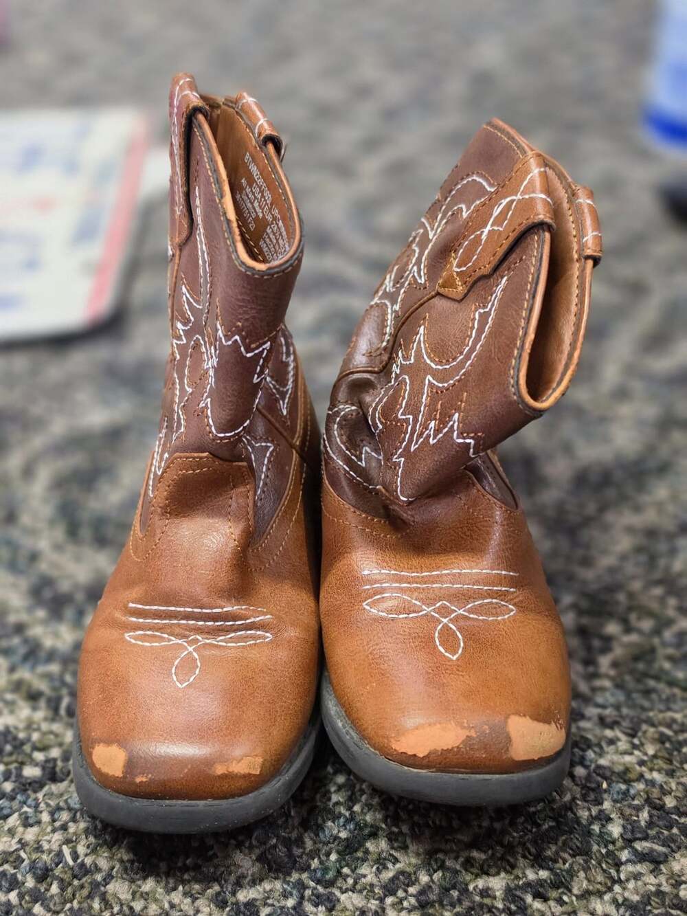 Wonder Nation Western Cowboy Boots Size 11 Brown